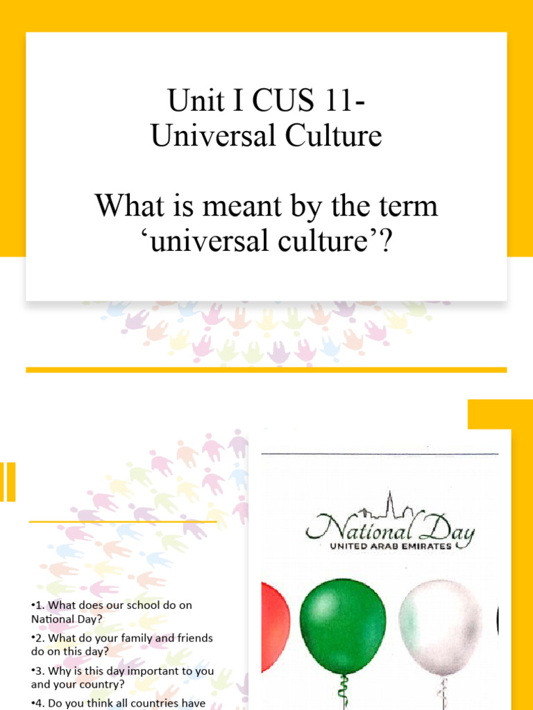 Understanding Universal Culture and Rights | PDF | Sustainability ...