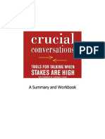 Crucial Conversations Summary and Work Book
