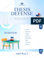 Blue 3D Gradient Thesis Defense Presentation