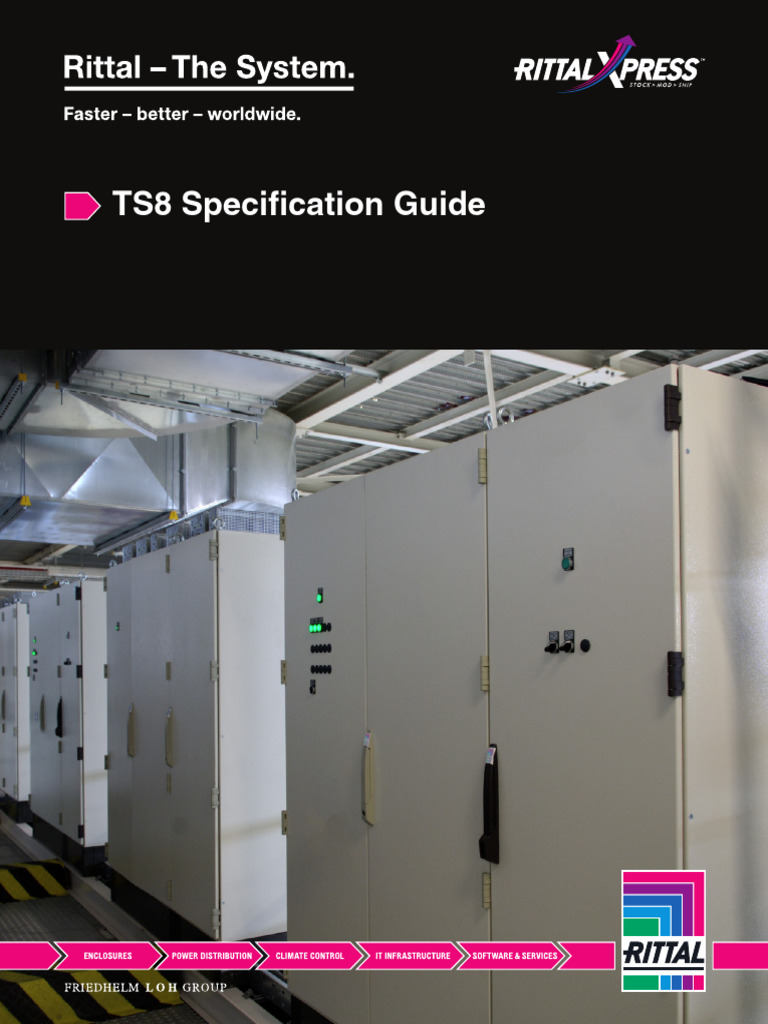 Rittal TS8 Enclosure Specification Guide | PDF | Door | Wall