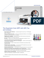 WorkForce ST-C4100 Printer Specification Sheet CPD-60926R2