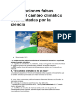 5 Afirmaciones Falsas Sobre El Cambio Climático Desmontadas Por La Ciencia