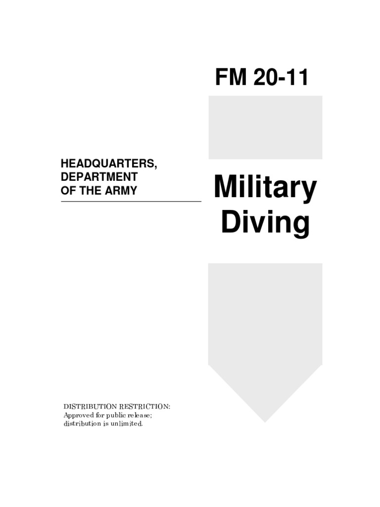 Military Diving Volume 1 | PDF | Scuba Diving | Underwater Diving