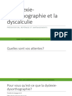 La Dyslexie Dysorthographie Et La Dyscalculie Final Ajout Remarques