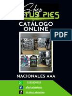 Catalogo Shop A Tus Pies Tenis Nacionales