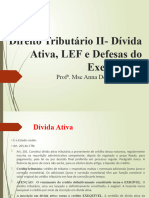 Dívida Ativa e LEF