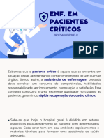 Aula 1 - Enf. em Pacientes Críticos, Conhecendo A UTI e Sinais Vitais