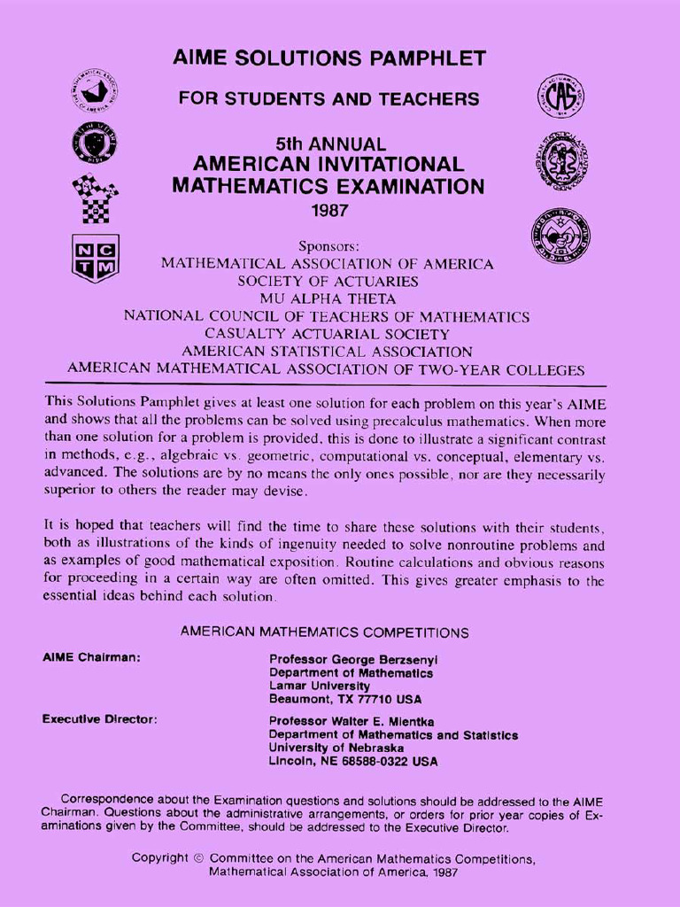 usa-aime-1991-solution-pdf