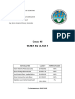 Tarea en Clase 1 en Grupos Administración de Empresas 1