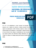 Legislação Educacional: Plano Nacional de Educação LEI #13.005/2014