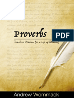 Proverbs Timeless Wisdom For A Life of Blessing Andrew Wommack Z