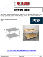DIY Work Table v4