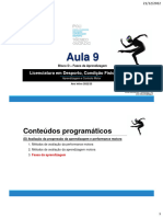 9 Aula - Bloco D - Fases Da Aprendizagem