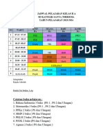 Jadwal Pelajaran Kelas 2a 2023 2024 - 2