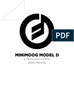 Minimoog Model D Manual