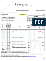 2024 Assessment Statement L2DTS TBC