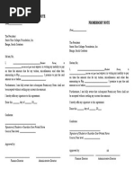Promissory Note - Tuition Fee | PDF | Private Law | Business Law