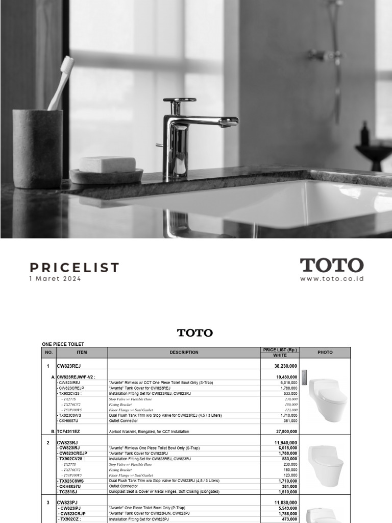 Toto Terbaru | PDF | Valve | Mechanical Engineering