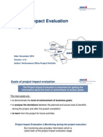 Project Impact Evaluation: High Level