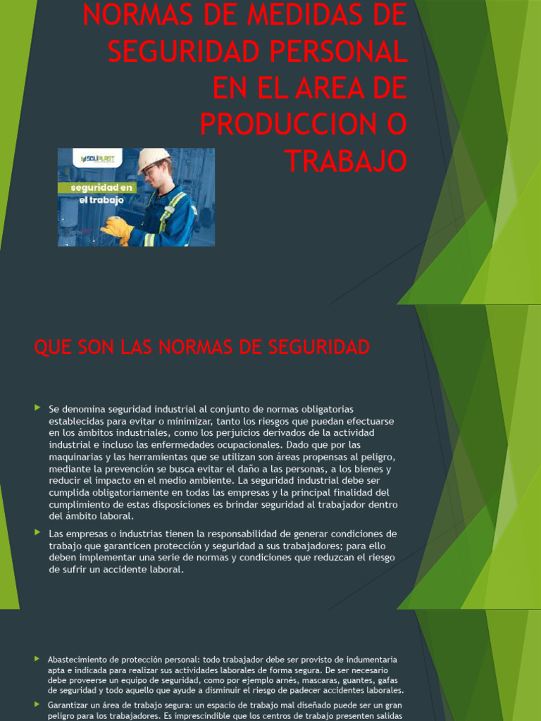 normas-de-medidas-de-seguridad-personal-pdf-valores-la-seguridad