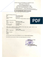 Surat Keterangan Aktif