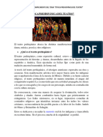 Documento de Complemento Del Tema "Época Prehispánica Del Teatro"