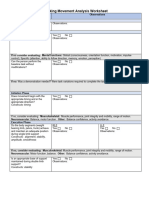 4 - Walking Movement Analysis Worksheet