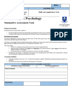 Updated 2024 Psychology of The Individual Character Analysis Cover Sheet