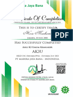 E-Certificate Haris Munhamir