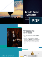 Ley de Boyle - Mariotte