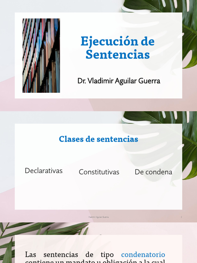 Ejecuciòn de Sentencias | PDF