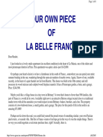 Your Own Piece OF La Belle France