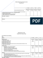 Kumpulan Rubrik Semester Genap