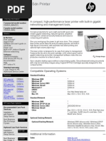 A Compact, High-Performance Laser Printer With Built-In Gigabit Networking and Management Tools