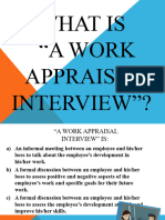 Work Appraisal Interview