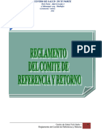 Reglamento de Comite de Referncia y Retorno