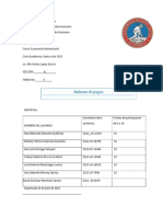 Tarea No. 5 Balanza de Pagos