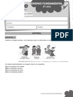 História - 2º Ano - Avaliação Diagnóstica SAE - Aluno