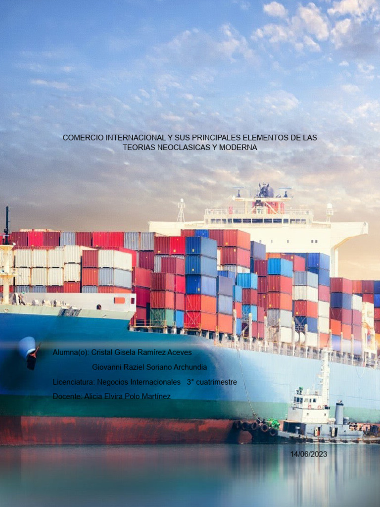 Elementos del Comercio Internacional | PDF | Comercio | Exportaciones