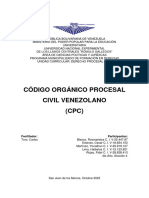 Código Orgánico Procesal Civil