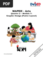 CO - Arts6 - q2 - Mod7 - Graphics Design Poster Layout