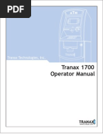 Download Tranax 1700 Operator Manual by Laurent Trinco SN70694044 doc pdf