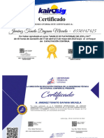 Certificados Jimenez