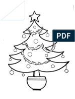Arbol Navidad para Pintar Formato PDF