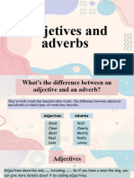 Adjetives Vs Adverbs