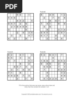 9x9 Sudoku Puzzle by Printablecreative