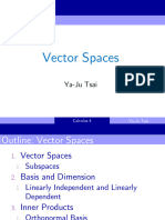 Vector Spaces Lecture Notes 