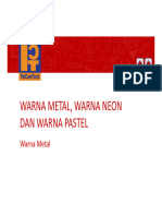 5 Warna Metal, Neon Dan Pastel