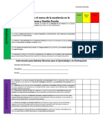 Instrumento para Detectar Barreras en El Aprendizaje