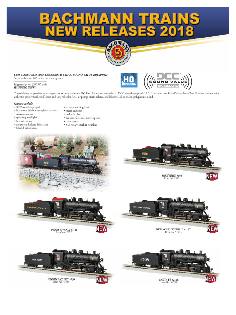 Bachmann 2018 - New Releases | PDF | Ringling Bros. And Barnum & Bailey ...